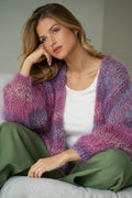 Céleste Cardigan - Fuchsia Multi Color