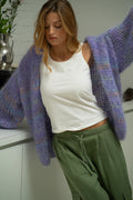 Marie Cardigan - Lilac Multi Color
