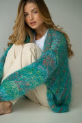 Axelle Cardigan - Emerald Multi Color
