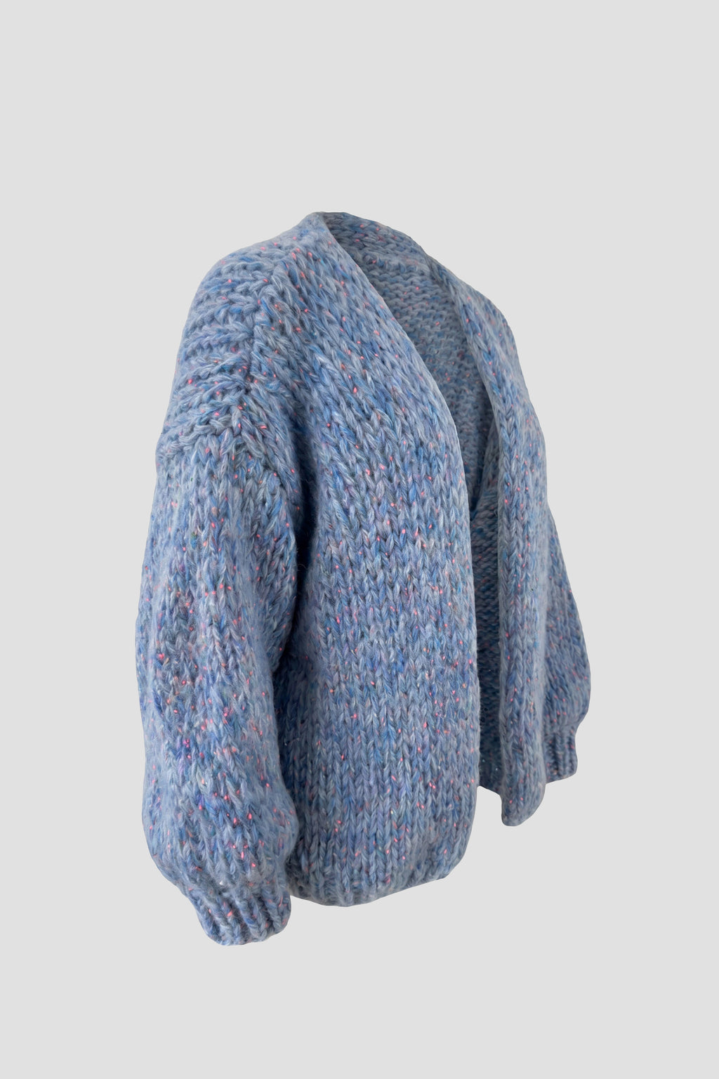 Emma Cardigan - Blue Fluo Pink