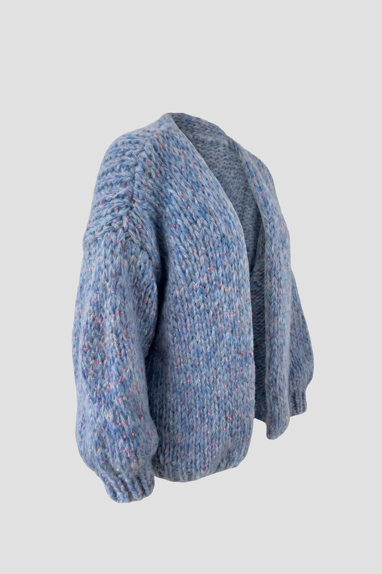 Emma Cardigan - Blue Fluo Pink